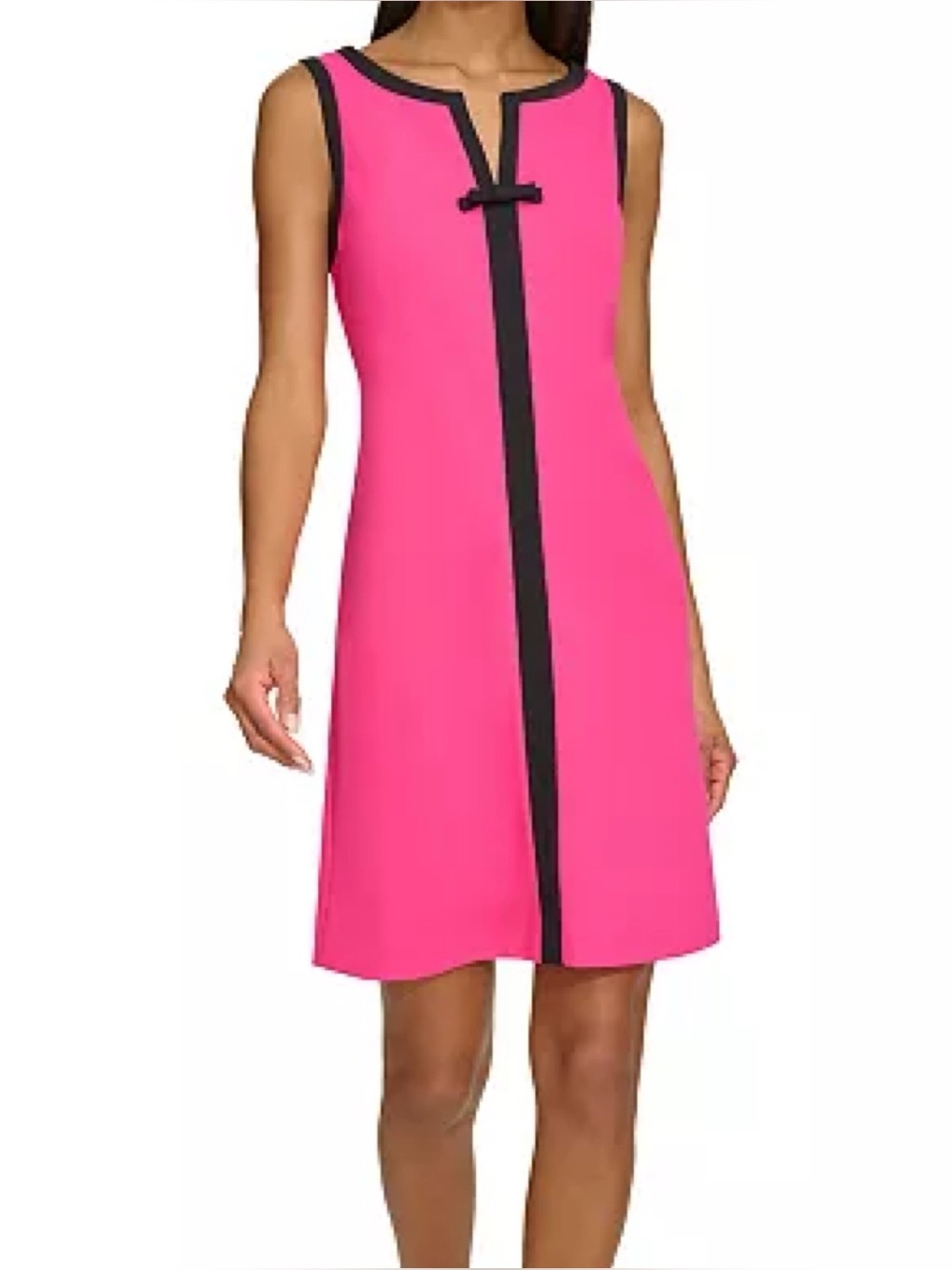 Karl Lagerfeld Split V Sleeveless Dress